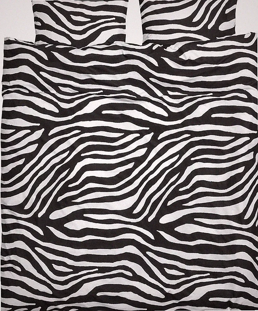 Duvet Cover Wild Nature Exotic Animal Print Bedding Jungle Safari Zebra