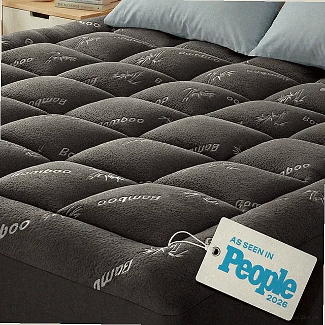 King Size Viscose Mattress Topper Ultra Soft Cooling Sheepskin Alternative