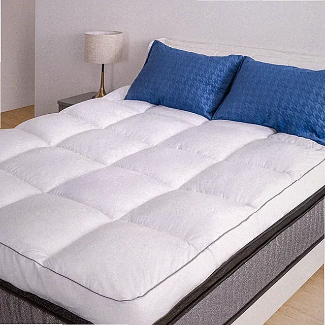 Mattress Topper Queen, Cooling Pillow Top Mattress Topper, Extra Thick Plush Mat