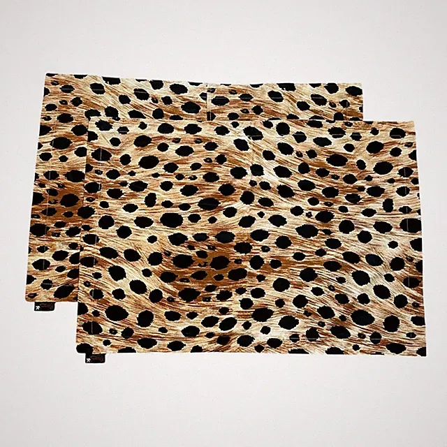 Primor Casa Exotic Animal Print Leopard Cheetah Pillow Shams Set
