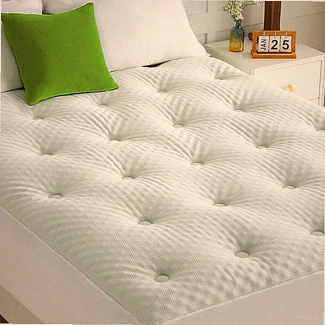 Queen Mattress Topper Memory Foam Egg Crate Reversible Cooling Bed Topper