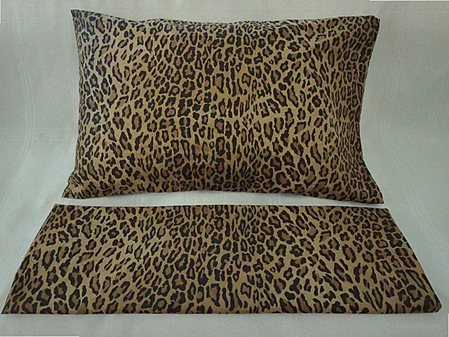 Ralph Lauren ARAGON Leopard Guinevere Galahad 2 Standard Pillowcases New!